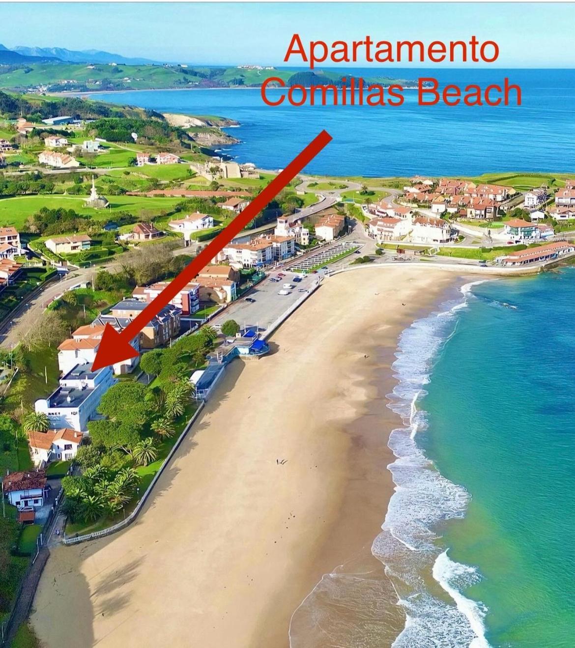 Apartamento Comillas Beach Eksteriør billede